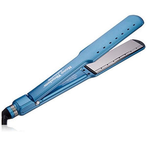 BabylissPro Nano Titanium Blue Flat Iron Hair Straightener Wet or Dry 1.5"