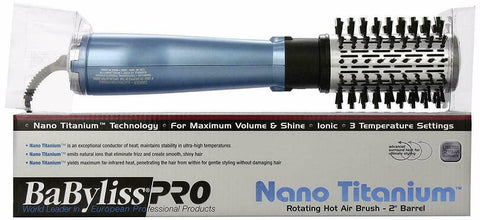 BabylissPro Nano Titanium 2 Rotating Hot Air Brush