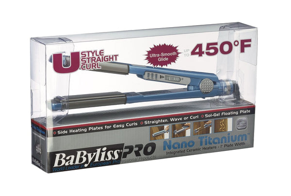 BabylissPro Nano Titanium U Styler, 1 Inch