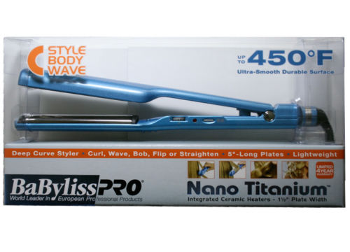 BabylissPro BabylissPro Nano Titanium 1-1/2 C Styler BABNTC3556T Flat Iron