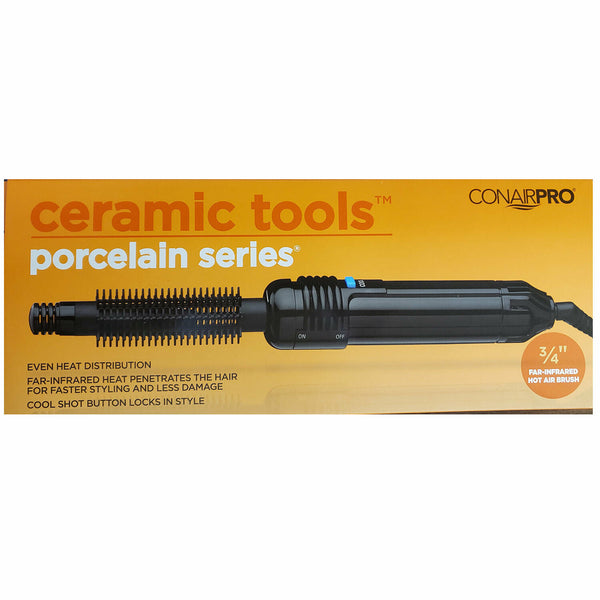 Conair Professional Hot Air Brush 0.75 Inch Ceramic Tools,