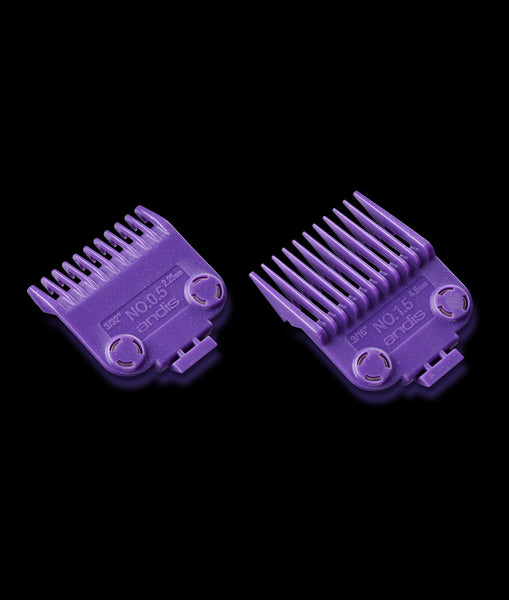 Andis #01420 Double Magnetic Nano Combs #1/2 & 1 1/2 Barber Clipper Guard 2 PACK