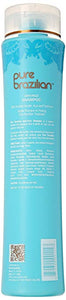 Pure Brazilian - Anti Frizz Daily Shampoo With Pump- Salt-Free, Color Safe, With Keratin, Argan Oil, and Acai (13.5 Ounces)