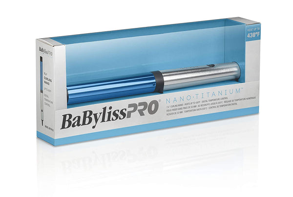 BabylissPro Nano Titanium Curling Wand 1.25"