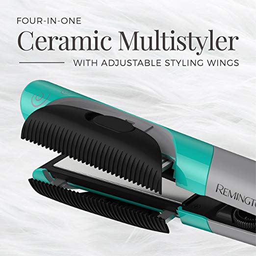 Remington Pro Ultimate Stylist 4-in-1 Multi-Styler with Ceramic Technology, Gray, S6600