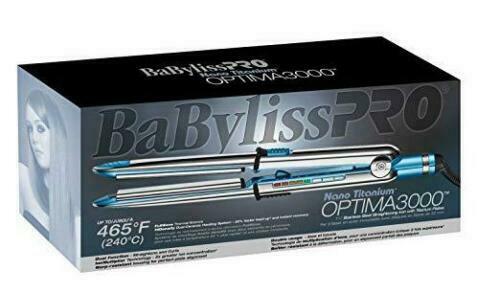 Babyliss Pro Nano Titanium Optima 3000 1.25 Flat Iron BABSS3000T