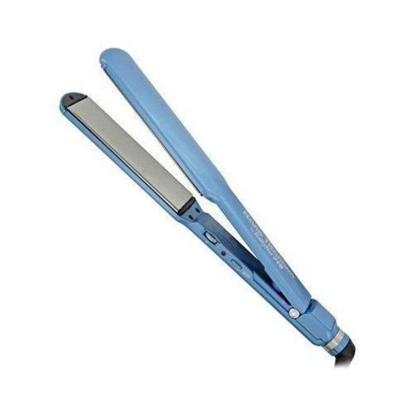 BabylissPro Nano Titanium Blue Flat Iron Hair Straightener Wet or Dry 1.5"