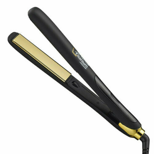 BabylissPro GXT Graphite Titanium Ionic Flat Iron 1-1/4" BGT183UC New