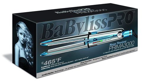 Babyliss Pro Nano Titanium Optima 3000 1.25 Flat Iron BABSS3000T