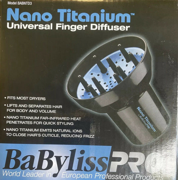 BabylissPro Nano Titanium Universal Finger Diffuser