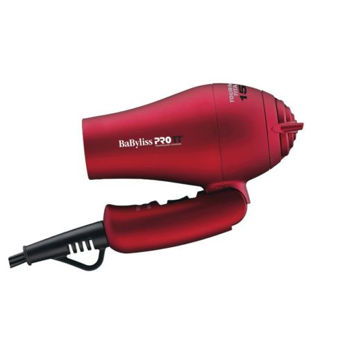 BabylissPro Tourmaline Titanium Travel Dryer Red