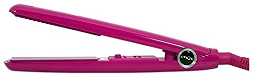 CROC Baby Professional Mini Travel Iron Features 0.625 inch Ceramic Plates, a Hassle-Free Swivel Cord, and a Heat Proof Carrying Case Heats Quickly to 430 Degrees - Fuchsia