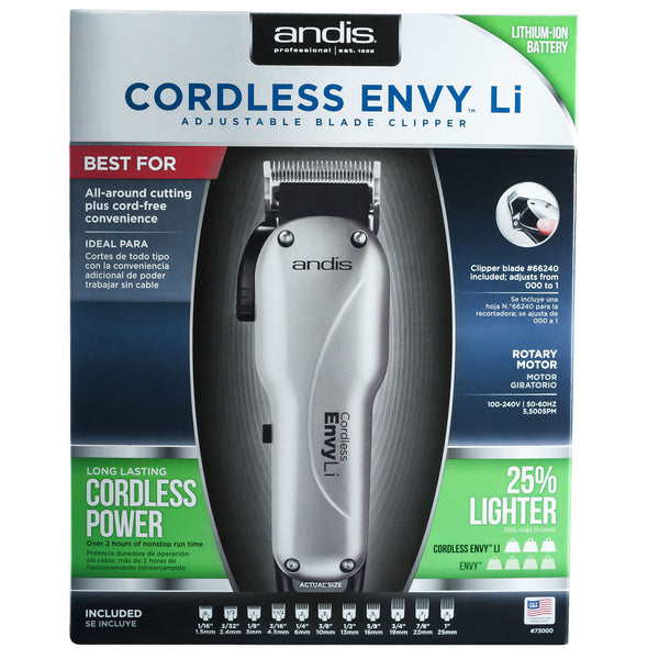 Andis Cordless Envy Li Adjustable Blade Clipper