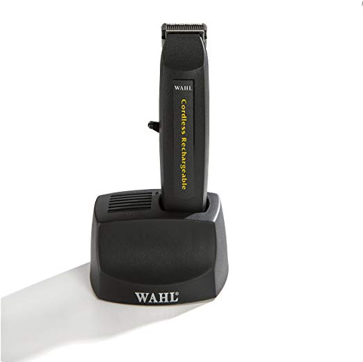 Wahl Professional #8900 Cordless Rechargeable Trimmer, Black Lightweight