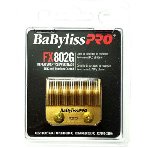 BabylissPro FX802G DLC AND TITANIUM COATED CLIPPER BLADE FITS FX870G, FX870RG