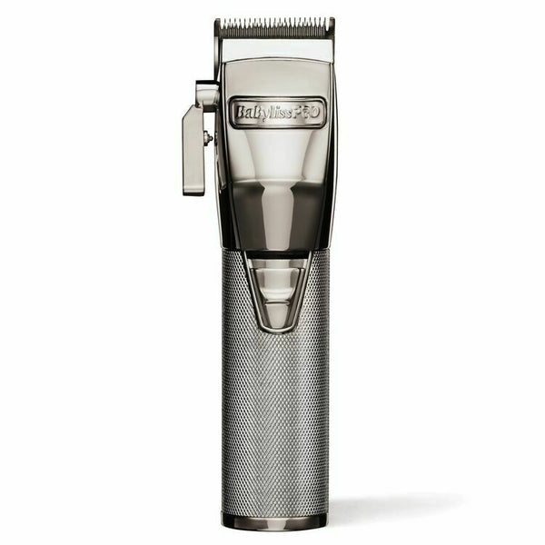 BabylissPro Silver Cordless Lithium-Ion Adjustable Clipper FX870S Silver