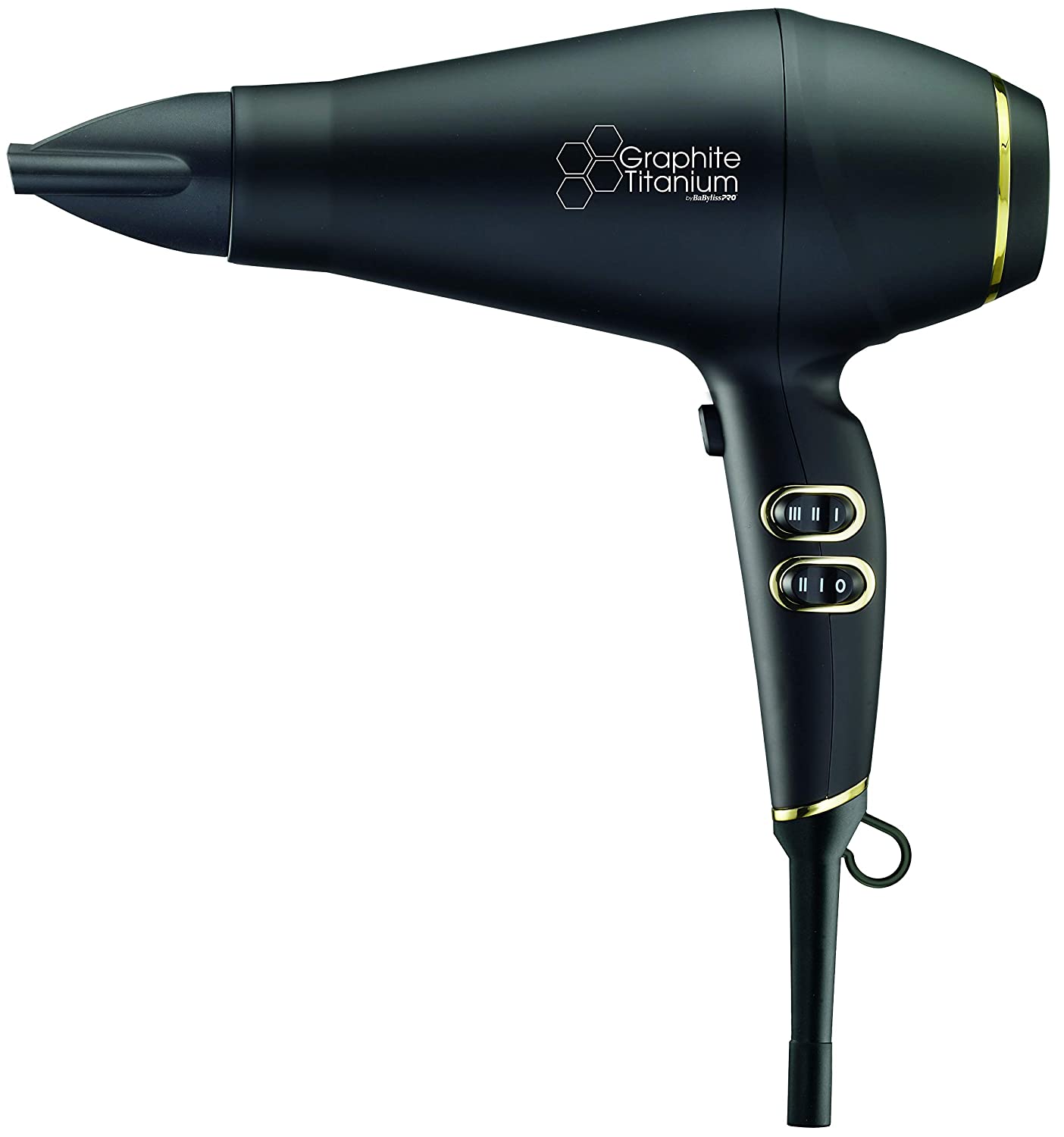 BabylissPro Graphite Titanium Ionic Hair Dryer BGT6395UC